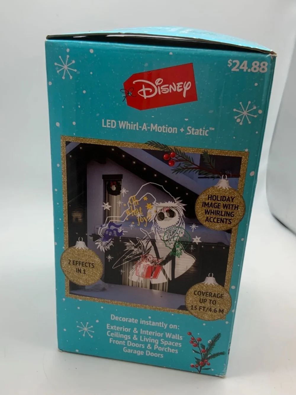 Gemmy Disney Nightmare Before Christmas LED Whirl-A-Motion Holiday Projector